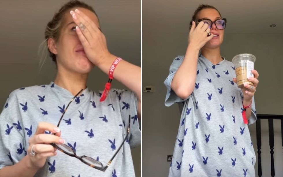 Helen Flanagan breaks down in tears over children days after hitting back at ‘mum-shaming’ comments